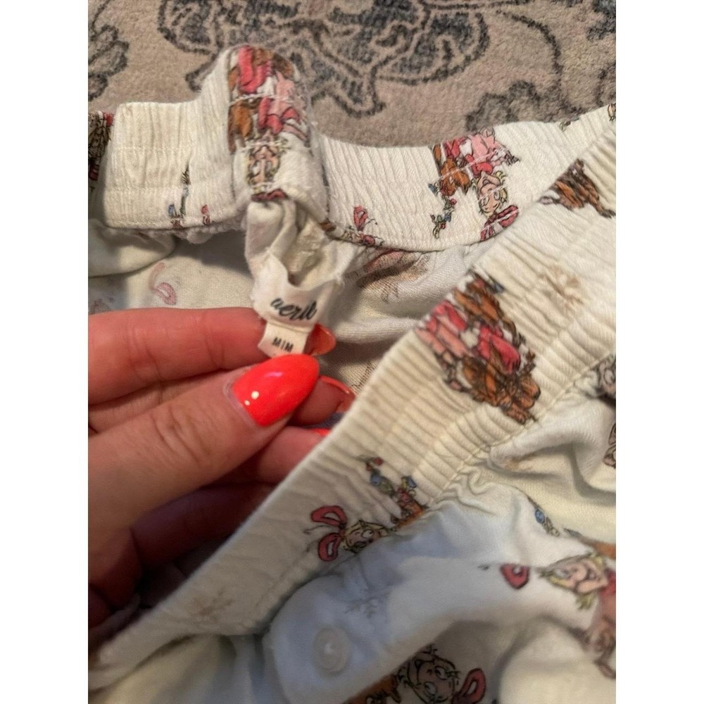 Aerie Grinch Cindy Lou Who Jogger Pj Pajama Pants - Picture 3 of 3